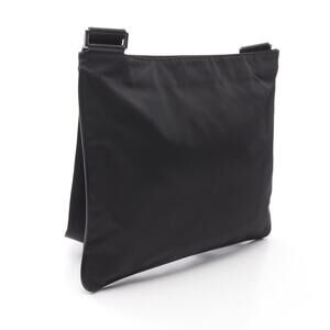 Prada Shoulder Saffiano Nylon TESSUTOSAFFI Bag Black Leather